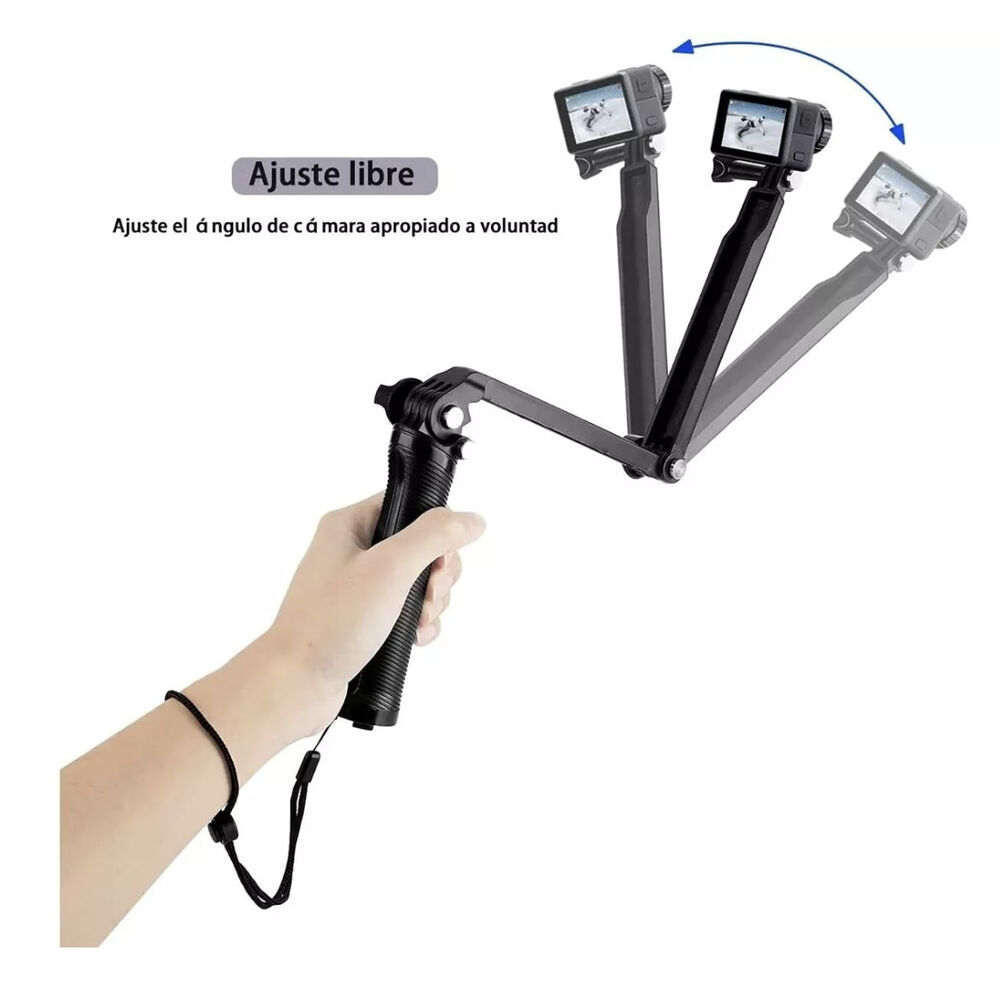 Baston Selfie 3en1 Way + Trípode Plegable Para Go Pro 12 11 image number 2.0