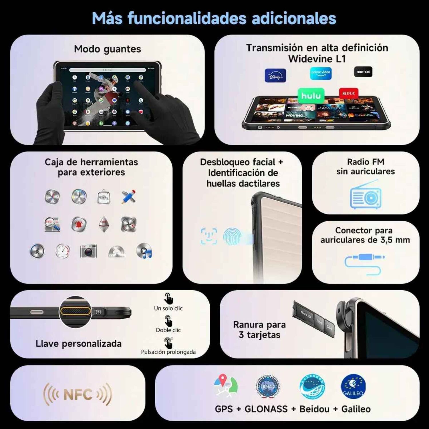 Tablet Rugged: Rugking Pad 2 Pro - 10 Pulg. 16gb, 4g, Linterna, Android 16, Correa image number 7.0