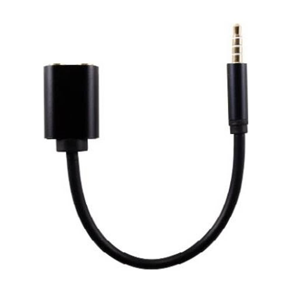 Adaptador De Audio De 3.5 Mm A 2 Salidas 3.5 Mm Audio Y Mic image number 1.0