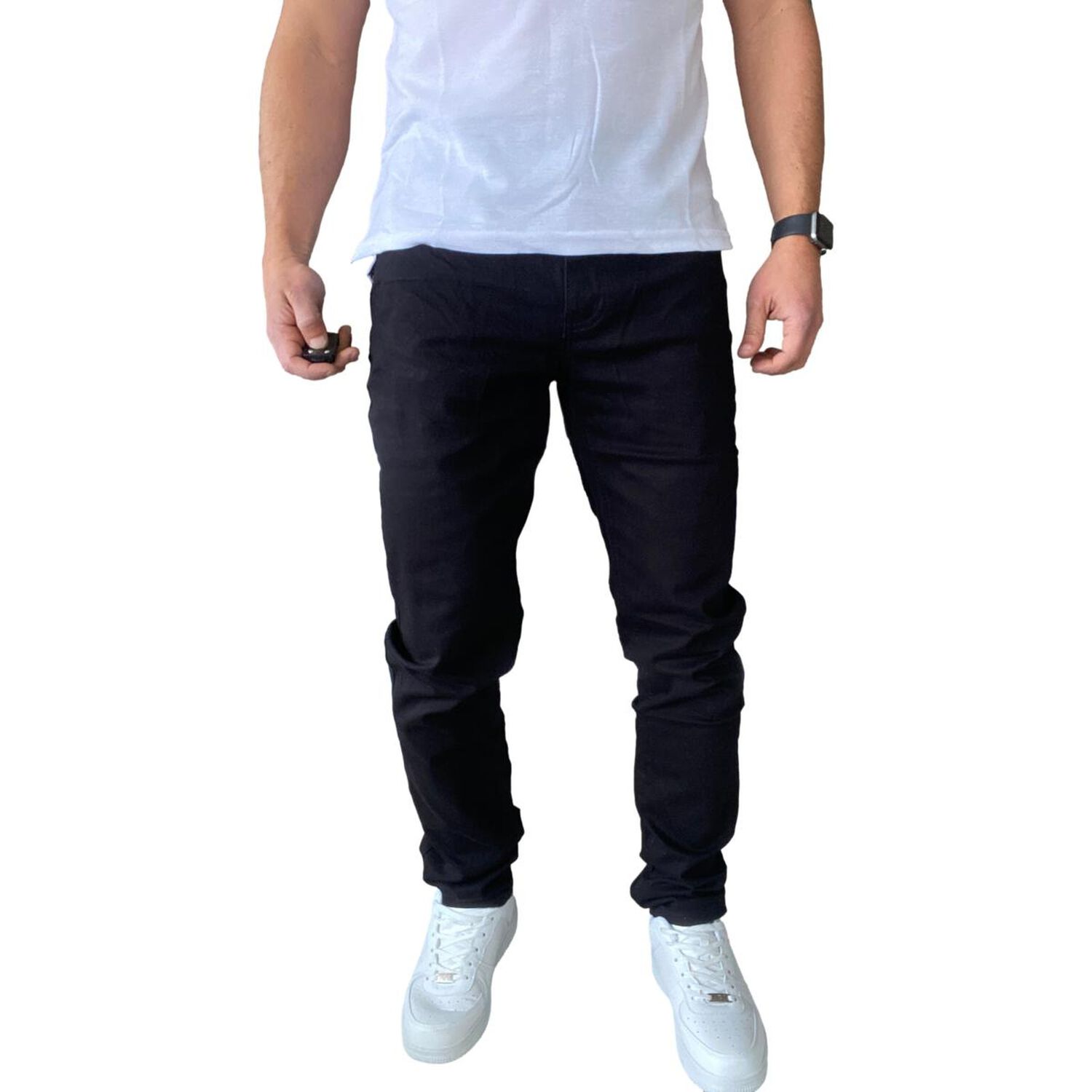 Pantal&oacute;n Tela Elasticado Slim Fit Colores image number 8.0