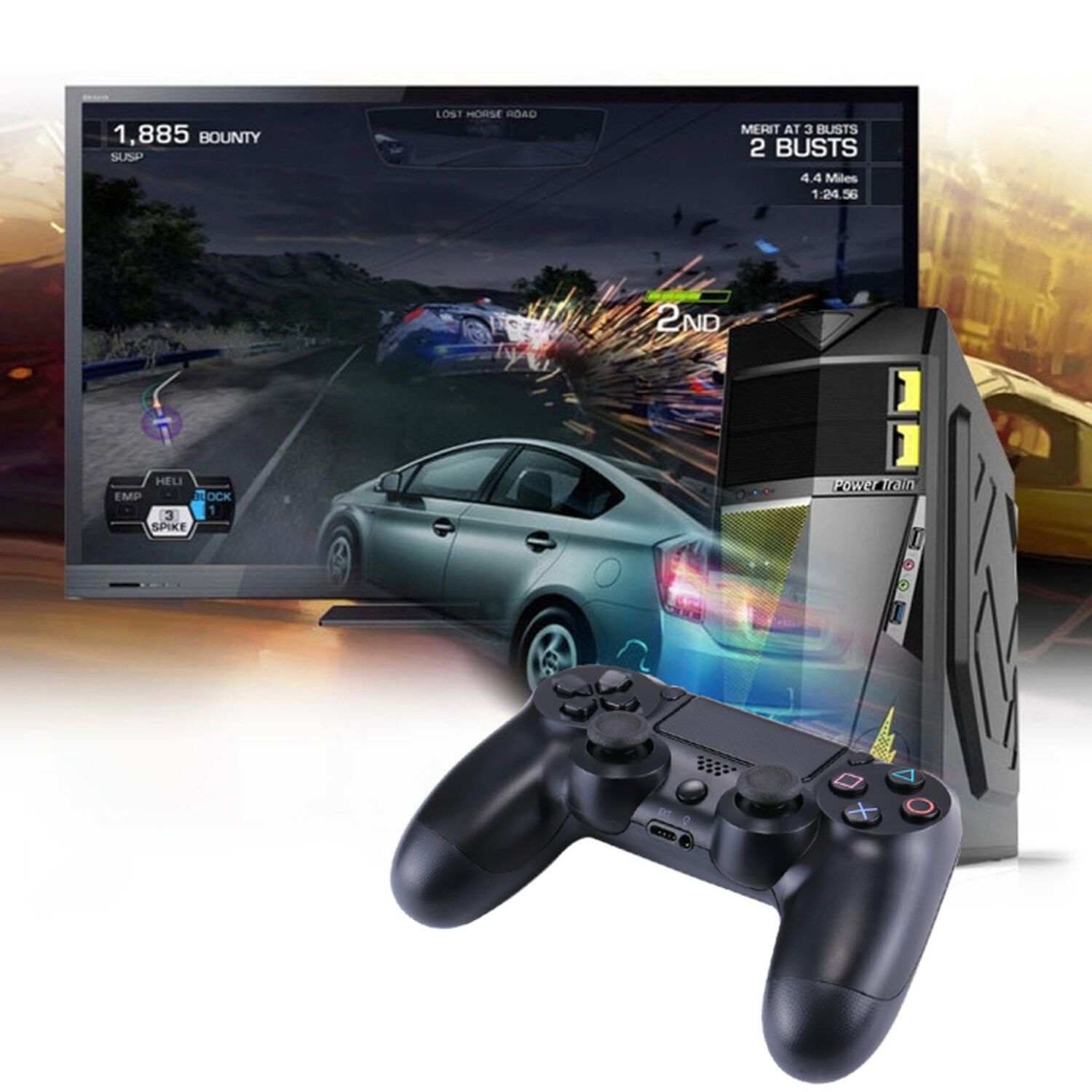 Gamepad Inalambrico Tecnolab Multiplataforma Bluetooth Black image number 5.0