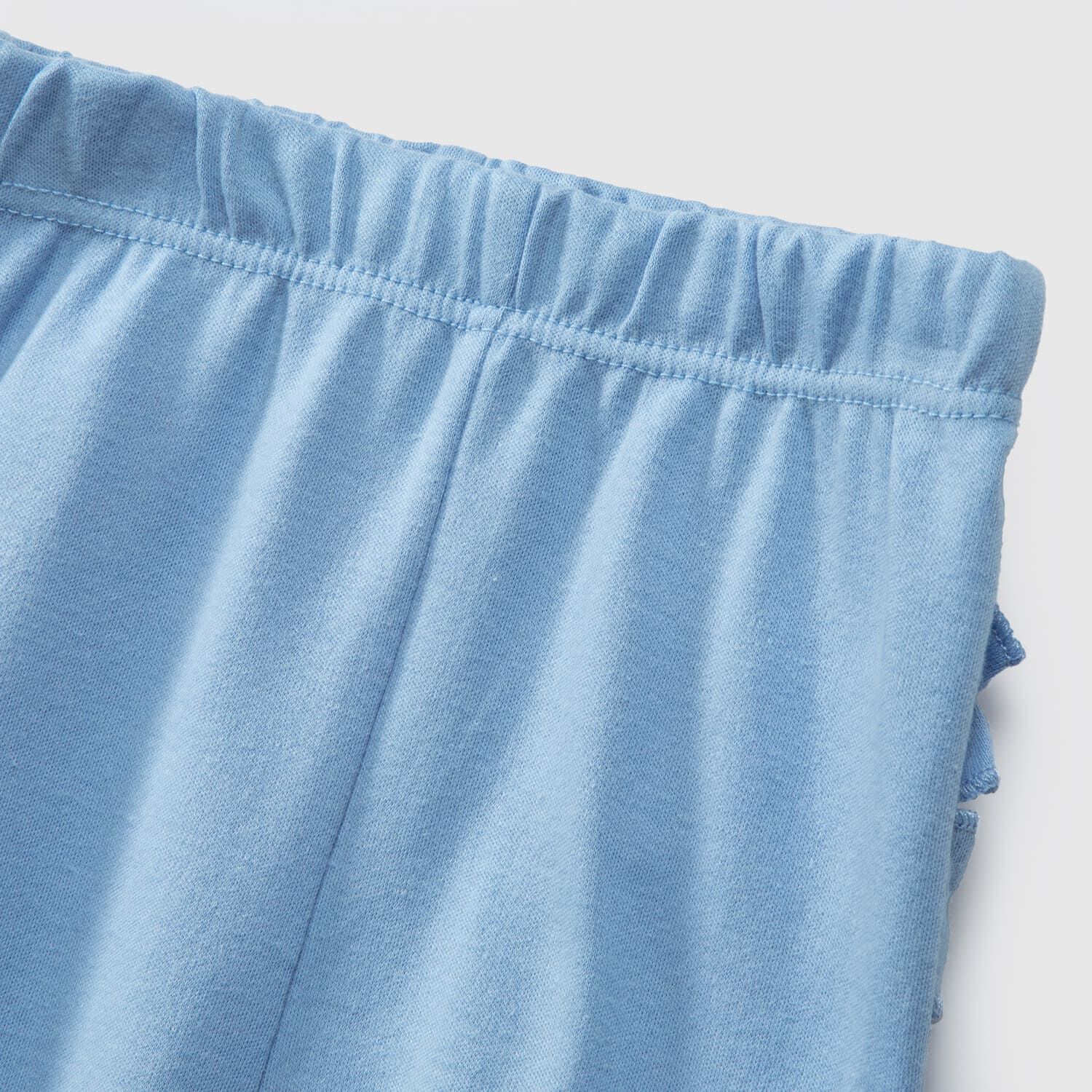 Pack Pantalones Blanco Celeste Hojas Algod&oacute;n Peruano image number 2.0