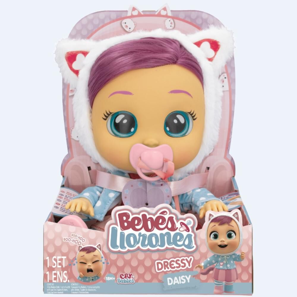 Muñeca Cry Babies Dressy Daisy image number 0.0