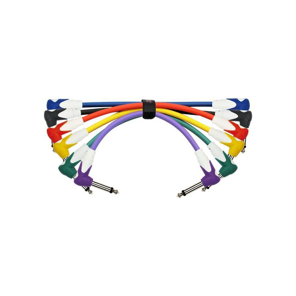 Pack 6 Cables Plug-plug Angulo Colores 0.3 Mts Lg6-203-6 image number 2.0
