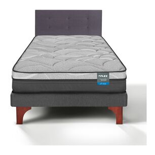 Cama Europea Flex Dream Pocket / 1.5 Plazas + Respaldo