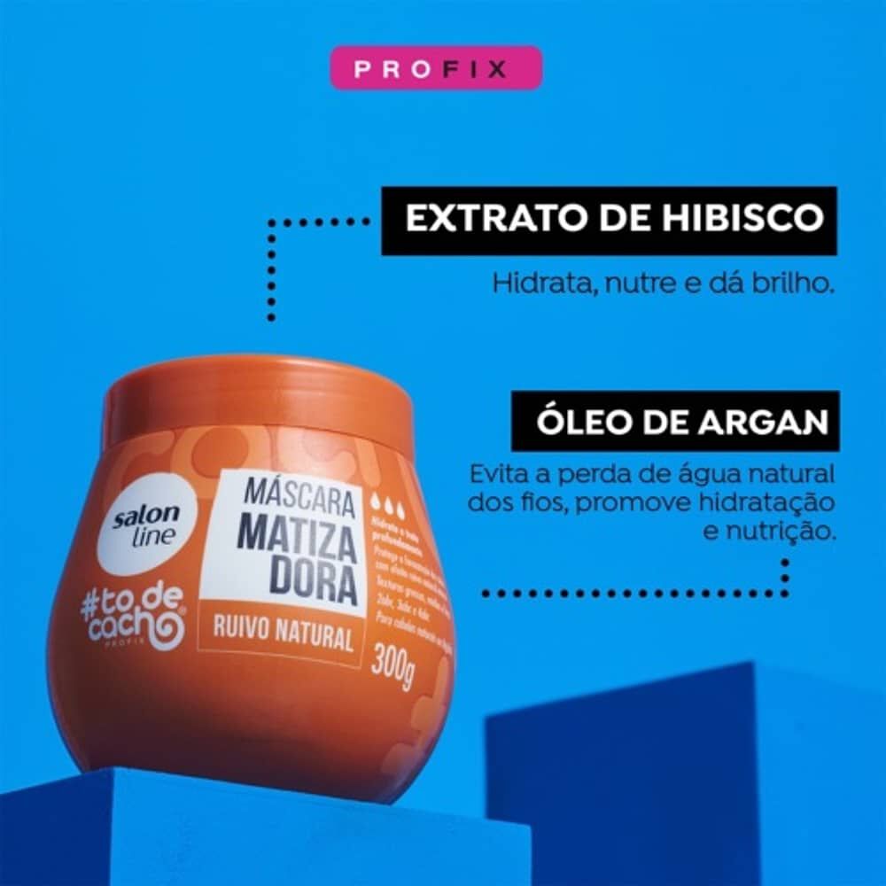 Mascara Matizadora To De Cacho Ruivo Natural 300gr Salon Line image number 3.0