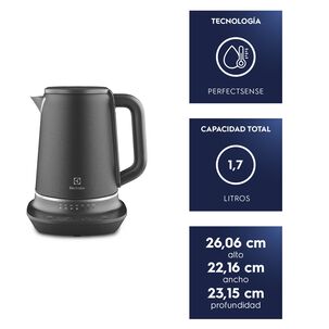 Hervidor El&eacute;ctrico 1,7l Control Tempertura Ekp70 Acero Inoxidable