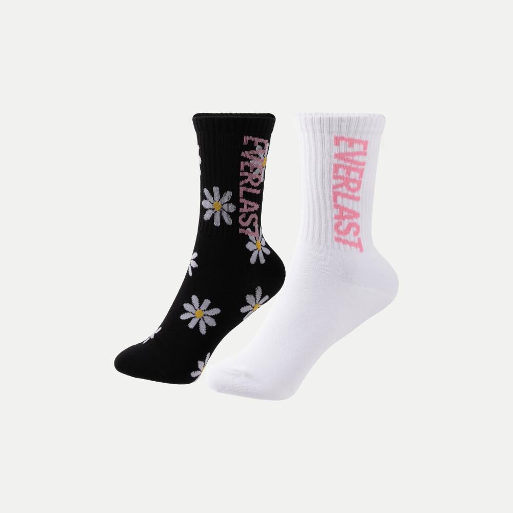 Calcetines Mujer Long Daisies Everlast / 2 Pares image number 0.0