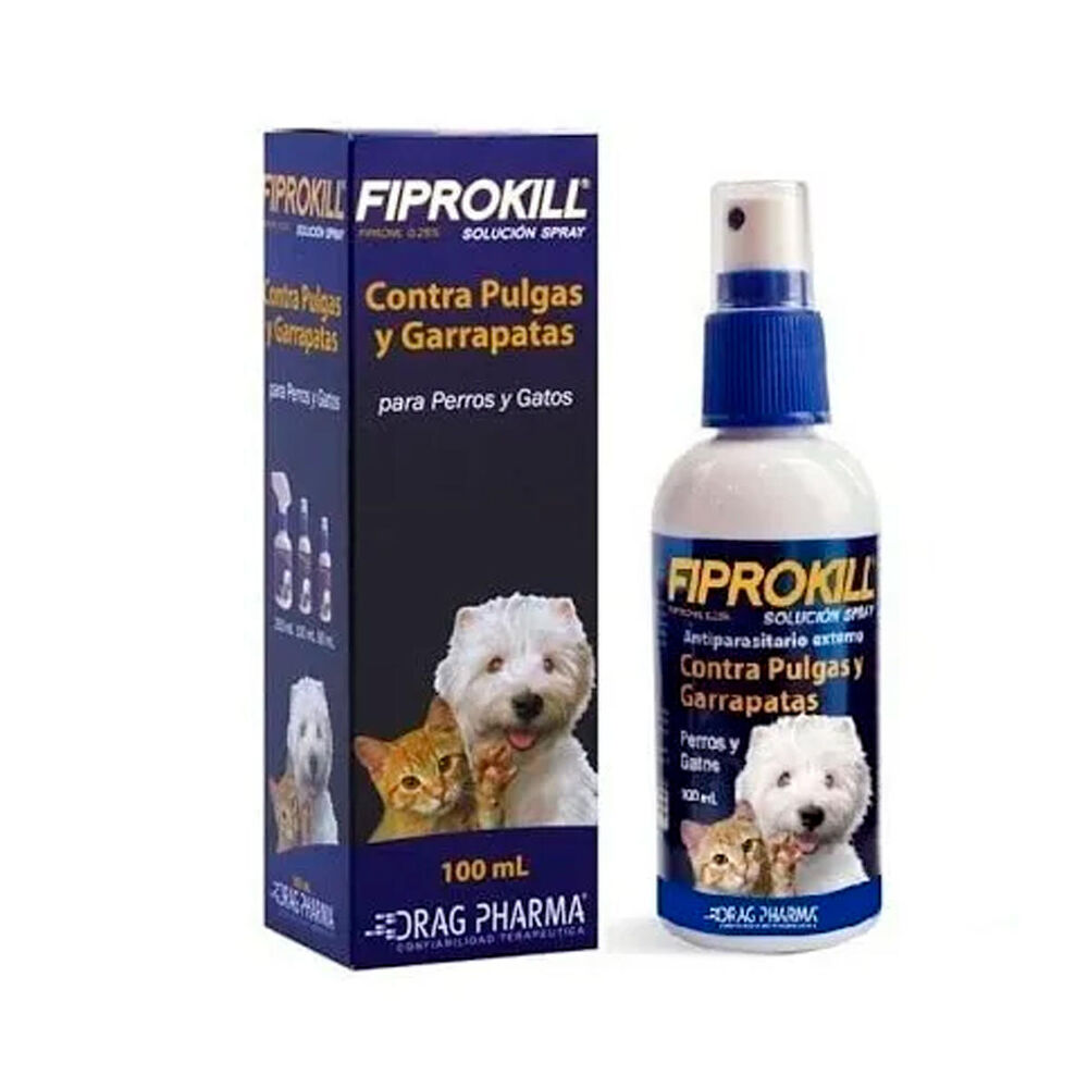 Fiprokill Spray Anti Pulgas/garrapatas 100 Ml Gatos Y Perros image number 0.0