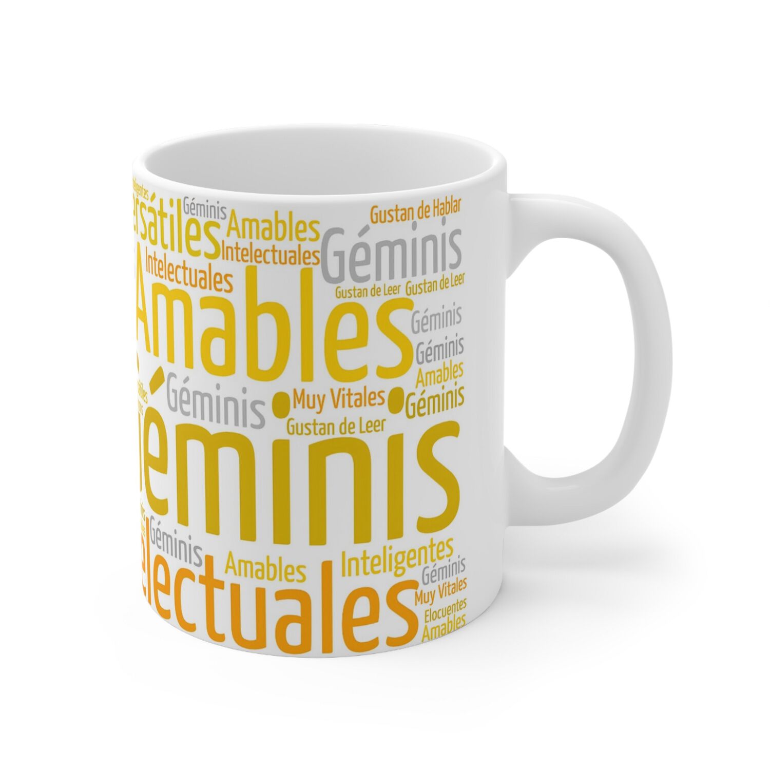 Taza Signo Zodiacal G&eacute;minis - Cer&aacute;mica Hor&oacute;scopo Astrolog&iacute;a Regalo image number 2.0