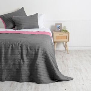 Quilt Toledo Mf 2 P Verde -rosado