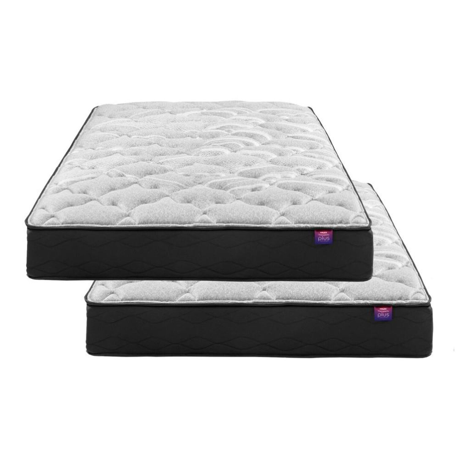 Pack De Colchones Flex Therapedic Plus / 1 Plaza / Base Normal / 190 Cm x 90 Cm image number 1.0