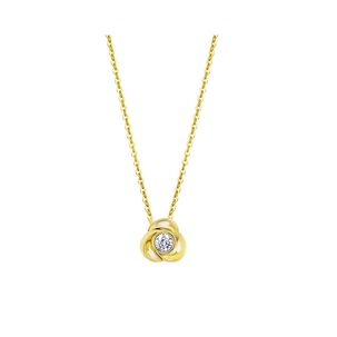 Collar Lp3059-1/2 Lotus Silver Mujer Charming Lady Swarov Ski