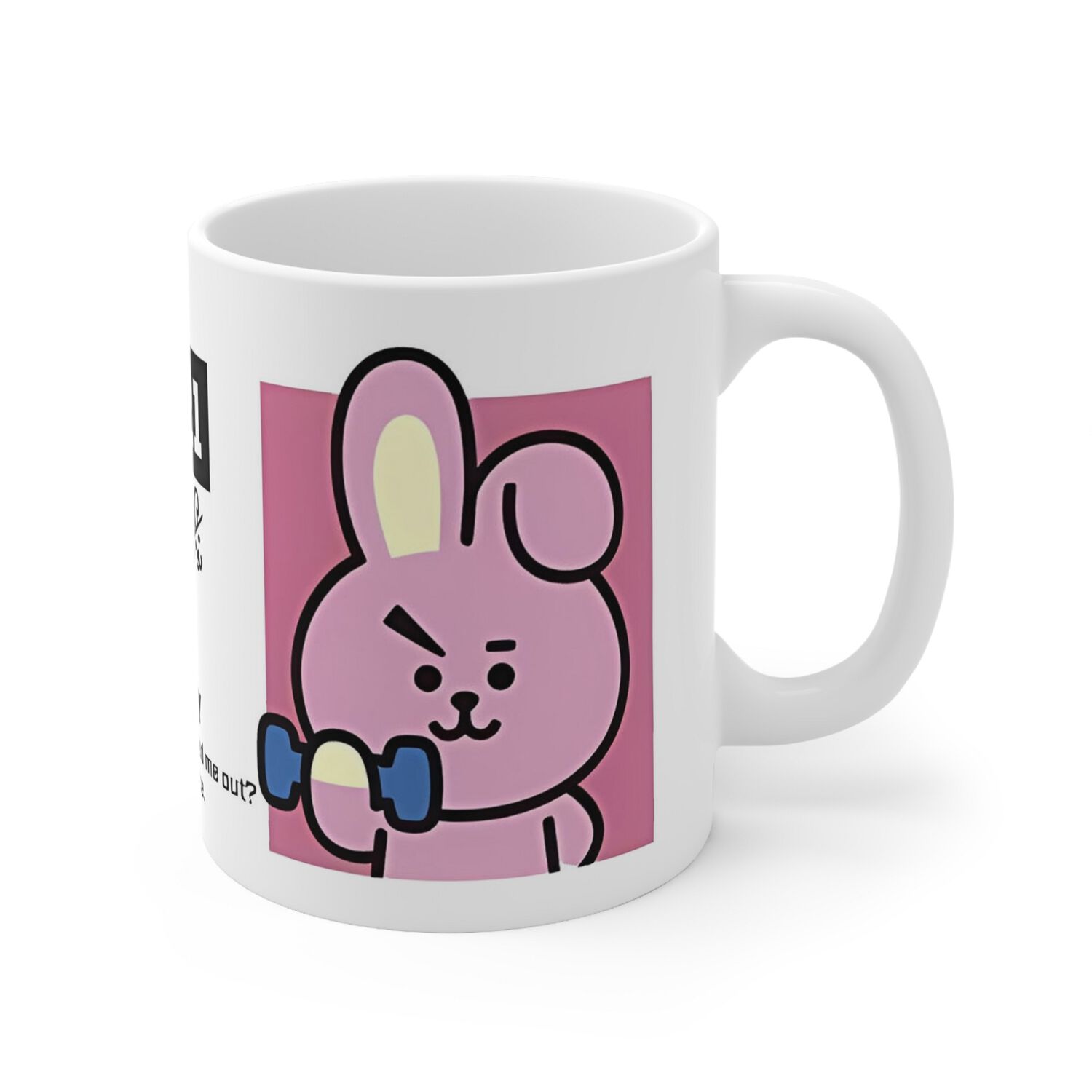 Taza Bt21 Cooky Jungkook Bts - Cer&aacute;mica K-pop Army image number 2.0