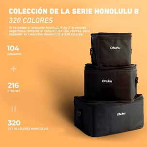 Ohuhu 104 Marcadores De Alcohol + 1 Blender. Pincel&fina