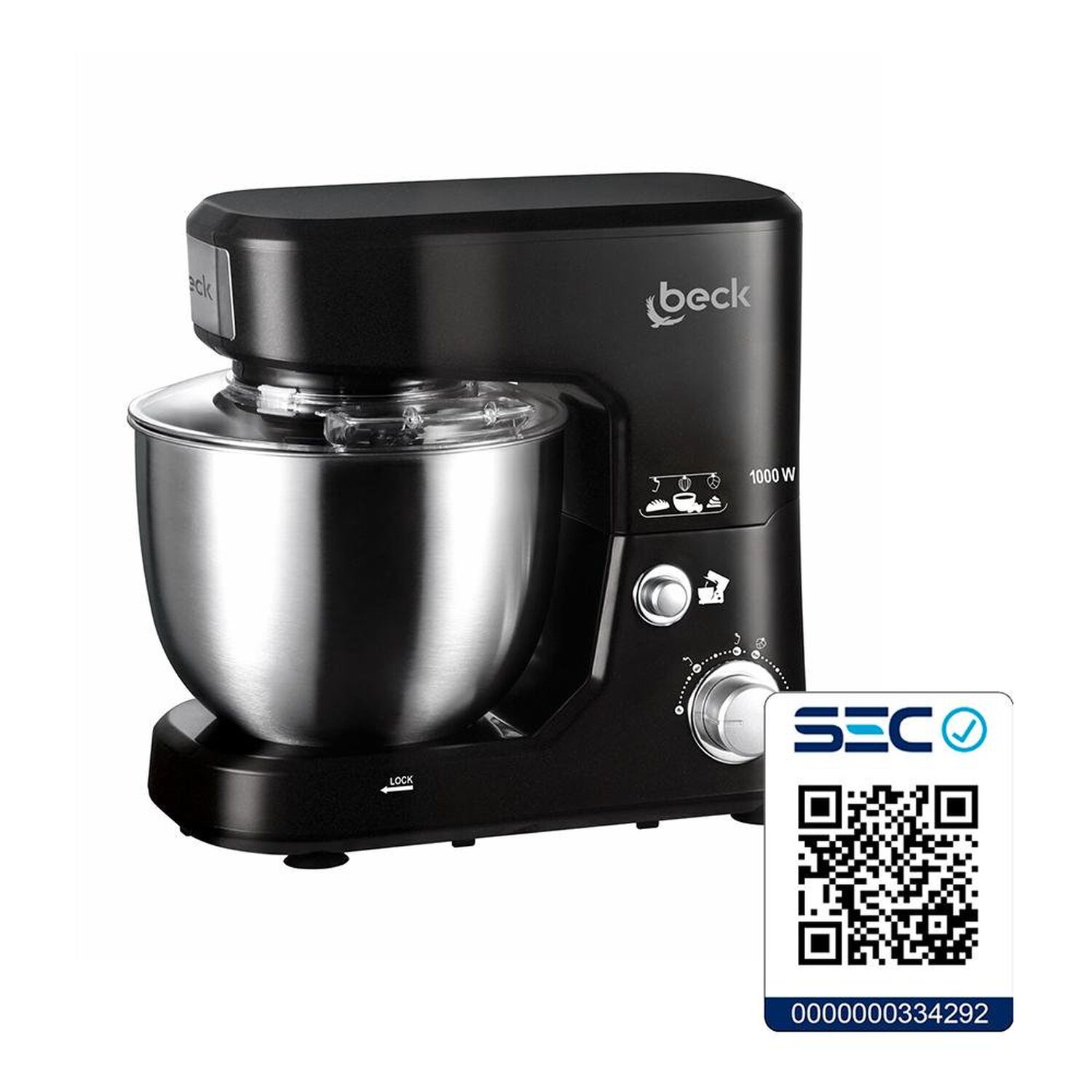 Batidora de Pedestal Beck Home Kitchen BP SM5062 / 5 Litros / 1000W image number 2.0