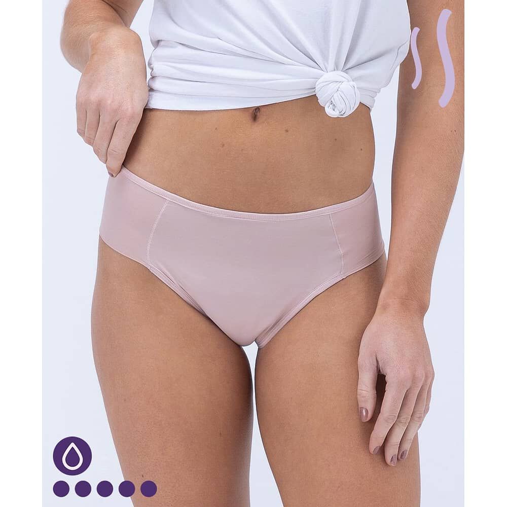 Pack 3 Calzones Menstruales Flujo Medio-alto Palo Rosa image number 3.0