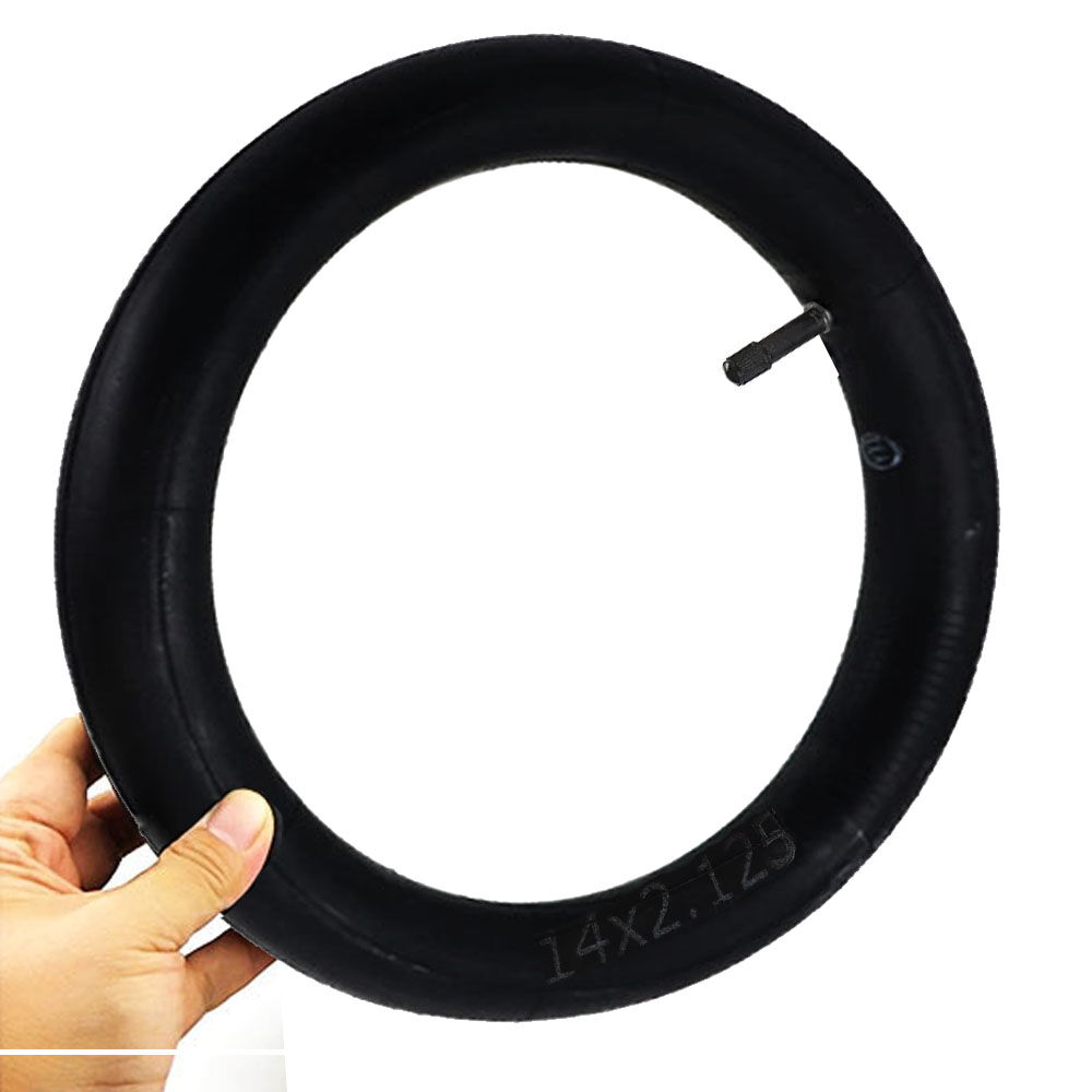 C&aacute;mara Aro 14 X 2125 V&aacute;lvula Recta Bicicleta El&eacute;ctrica image number 5.0