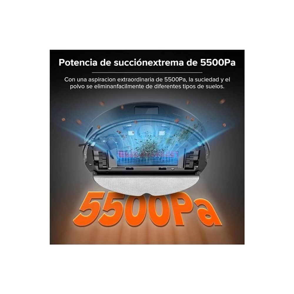 Roborock Robot Aspirador Y Trapeador Q8 Max, Cepillo Duoroll, Succi&oacute;n Fuerte De 5500 Pa, Navegaci&oacute;n Lidar, Evitar Obst&aacute;culos, Mapeo Multinivel, Perfe image number 2.0