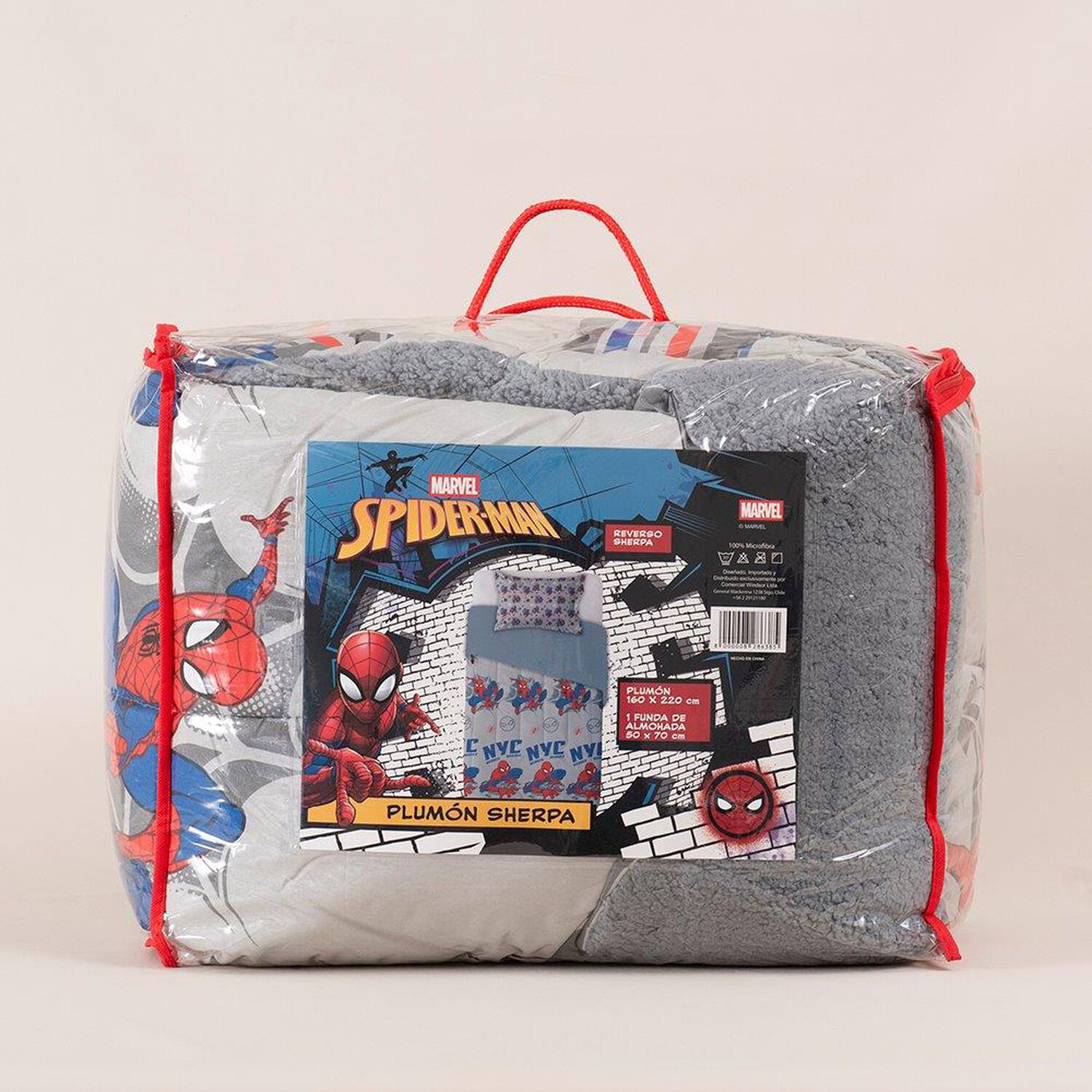 Plumon Sherpa Single Spiderman image number 2.0