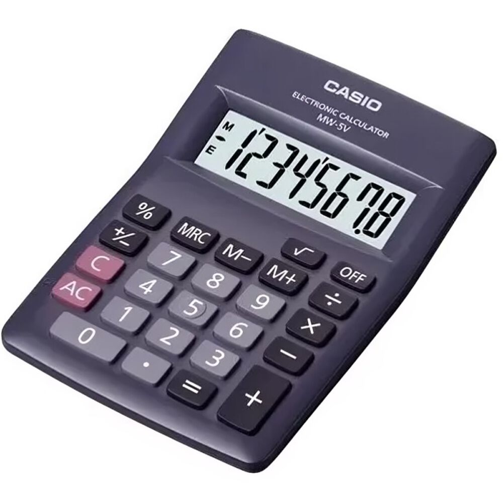 Mini Calculadora Casio 8 Diguitos Mw-5v image number 0.0
