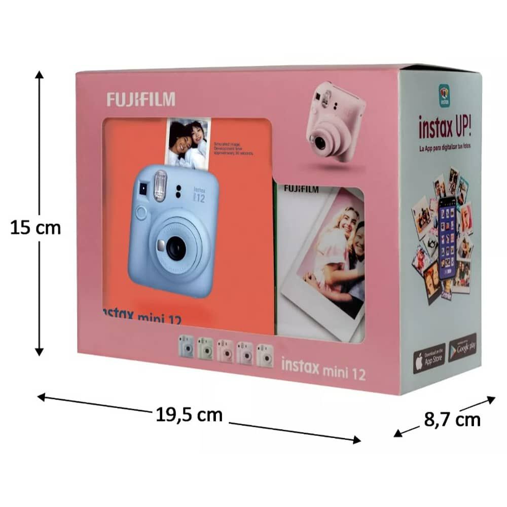 Kit Mini 12 C/pastel Blue + Pelicula 10 Fotos image number 1.0