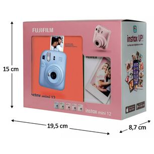 Kit Mini 12 C/pastel Blue + Pelicula 10 Fotos