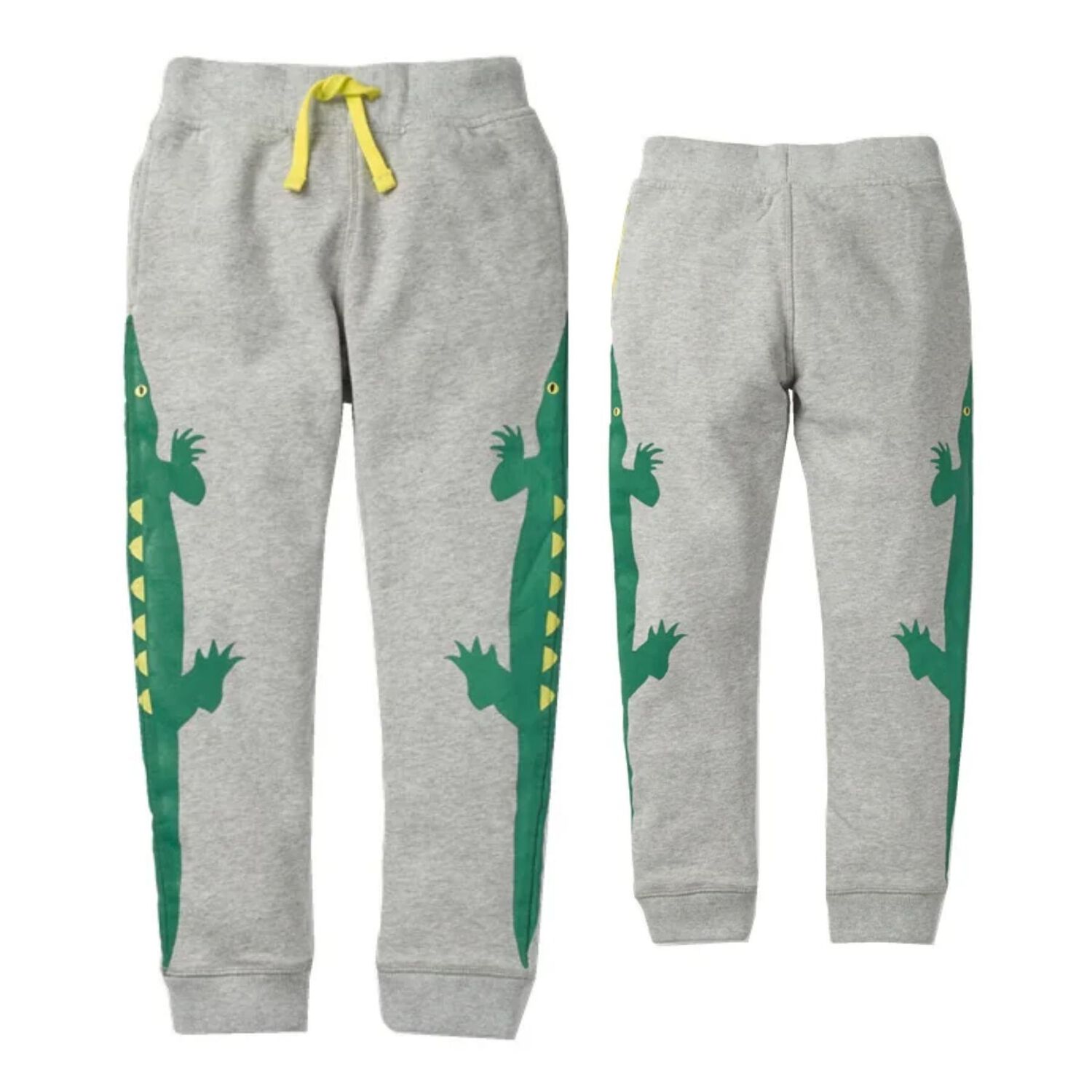 Pantal&oacute;n Buzo Ni&ntilde;o 100% Algod&oacute;n Jump Kids Gris Claro Cocodrilo image number 0.0