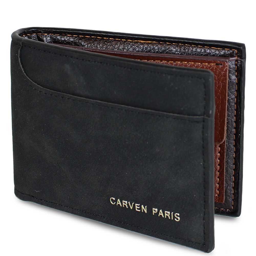 Billetera De Hombre León Negra Carven Paris image number 1.0