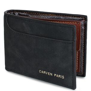 Billetera De Hombre León Negra Carven Paris