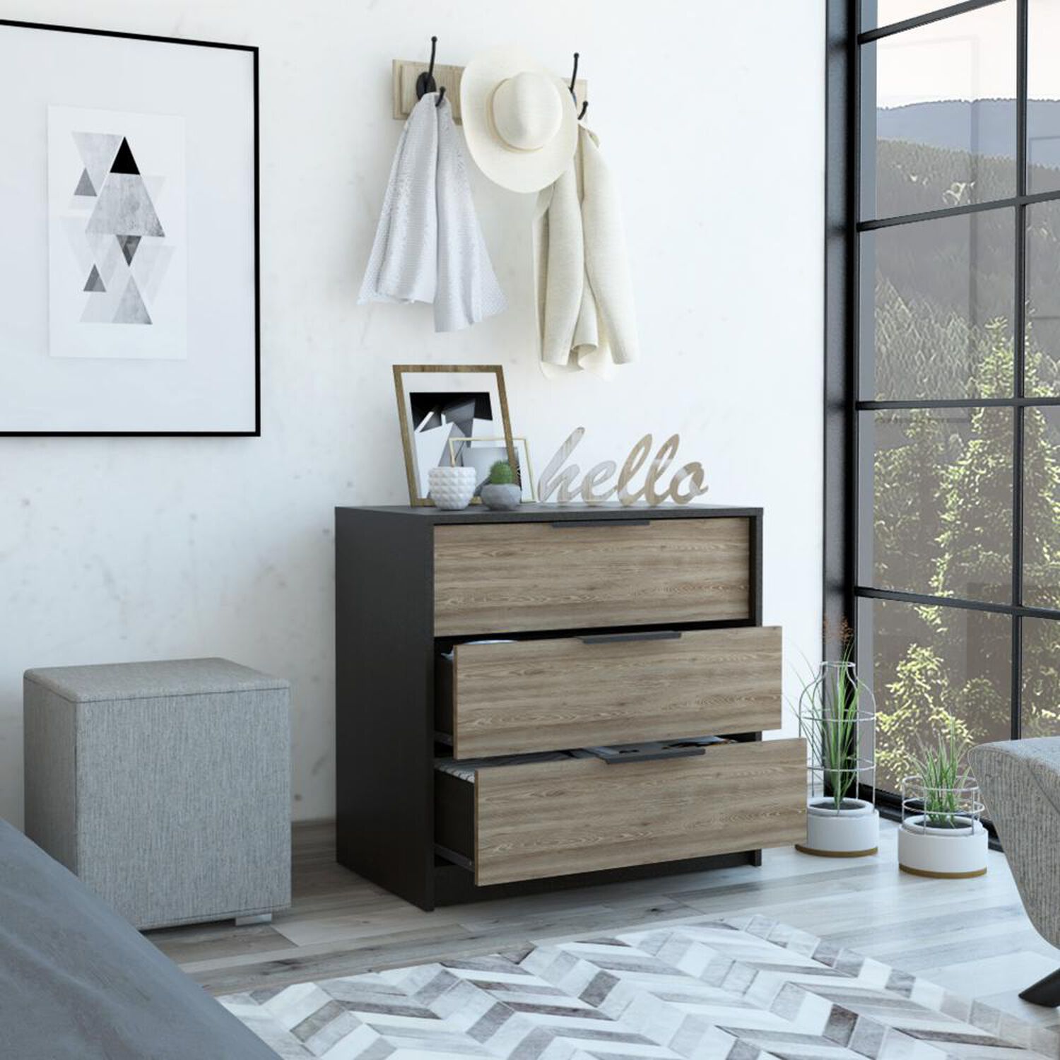 Comoda Tuhome Kaia / 3 Cajones image number 5.0