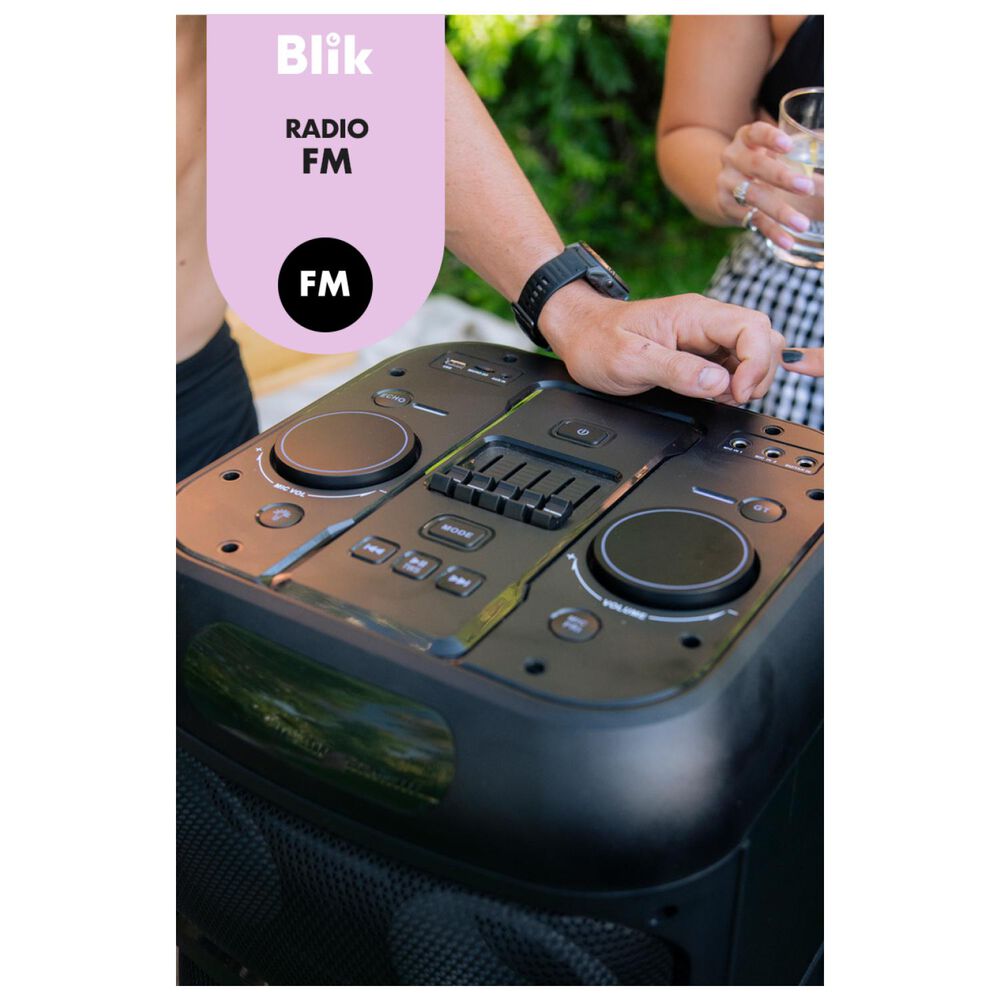 Parlante Bluetooth Portatil 200w Karaoke Rgb Lightup700 image number 2.0