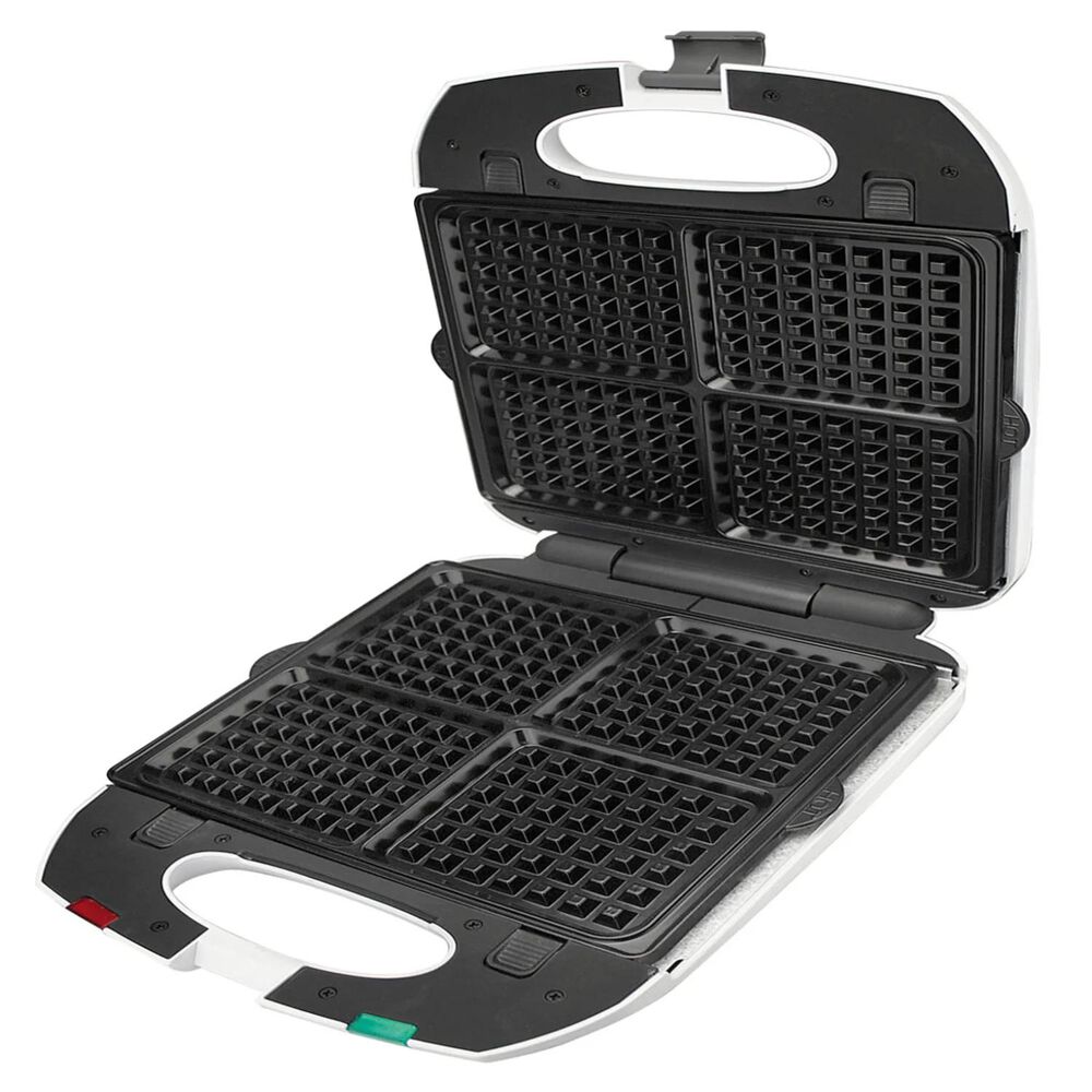 Waflera Electrica 1200w 4 Waffles Blanco Mgf8212 image number 1.0