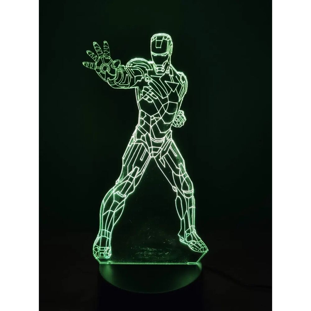 Lampara 3d Iron Man image number 3.0