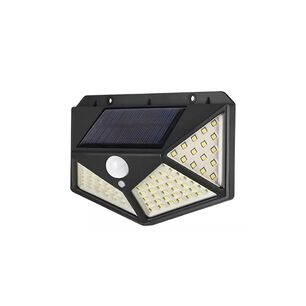 L&aacute;mpara Solar Con Sensor De Movimiento Reflector De 100 Led