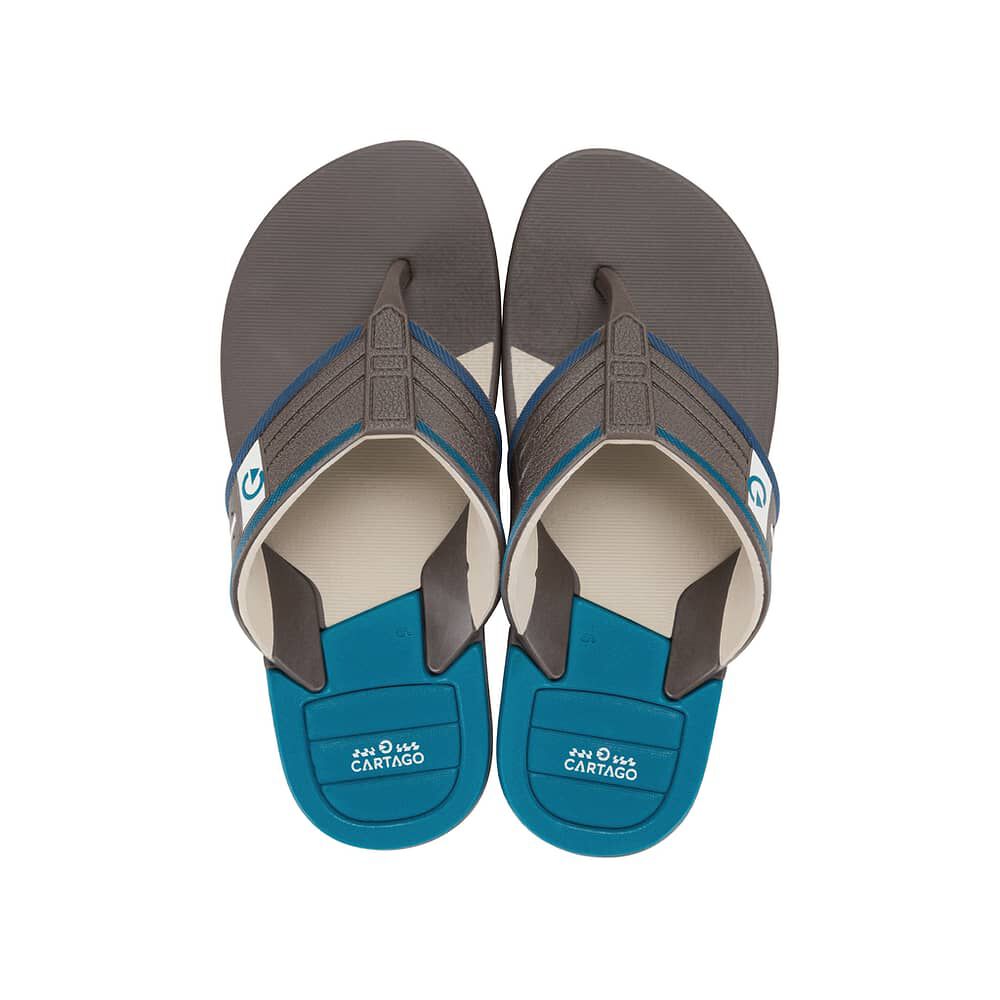 Sandalia Ni&ntilde;o Azul/beige Dallas Cartago image number 0.0