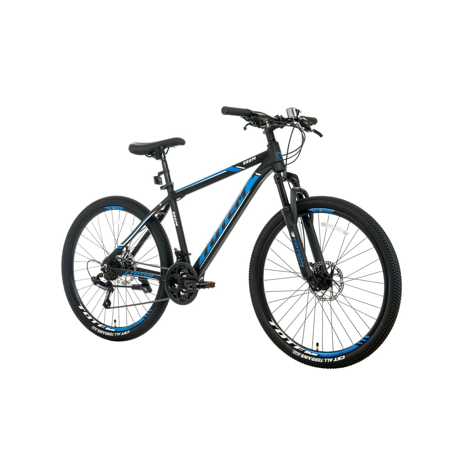 Bicicleta Totem Mtb Aro 26 Modelo Y660m Negro Azul image number 1.0