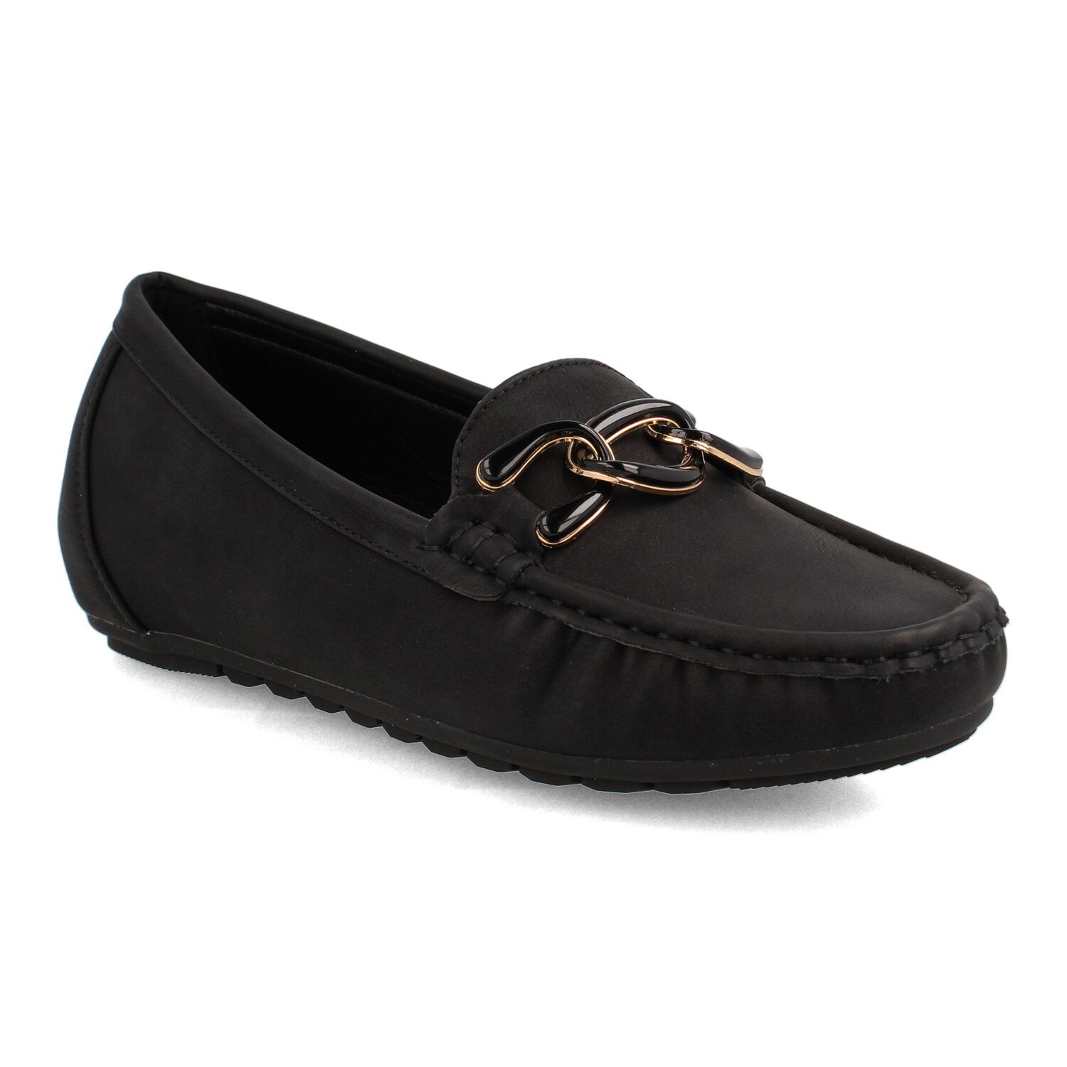 Mocasin Mujer Bata Comfit Cathina Negro image number 1.0