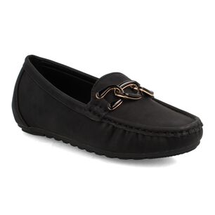 Mocasin Mujer Bata Comfit Cathina Negro