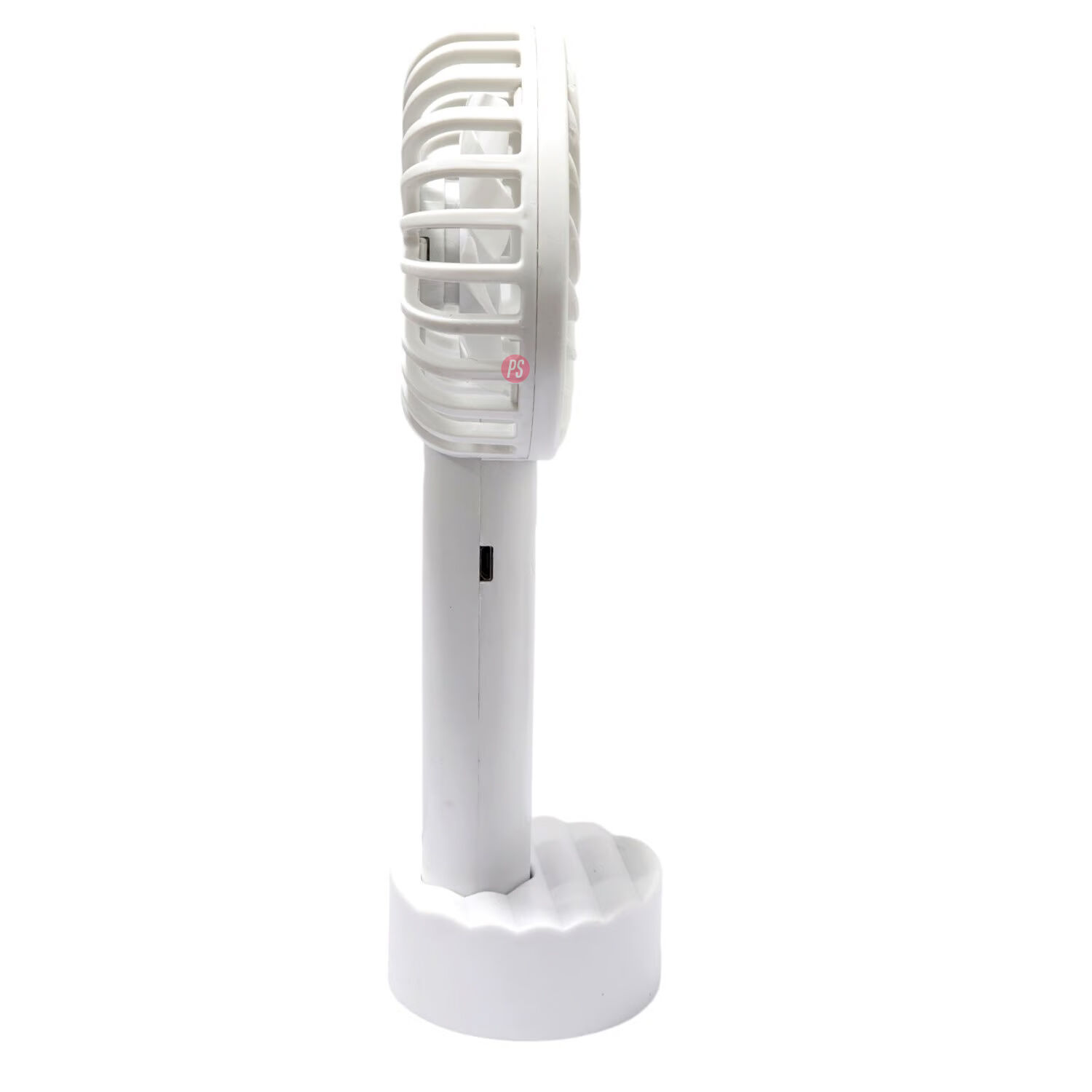Mini Ventilador De Mano Recargable 500mah Blanco - Ps image number 1.0