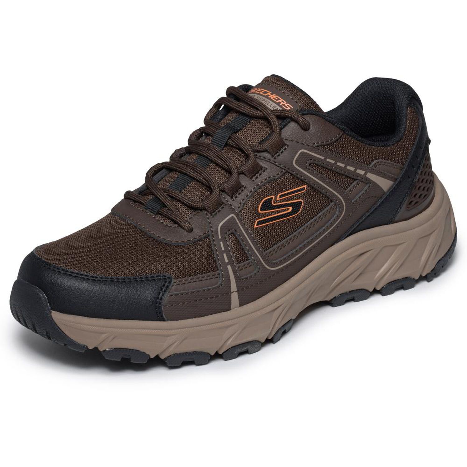 Zapatilla Outdoor Hombre Skechers Hillcrest 2.0 Brn image number 2.0