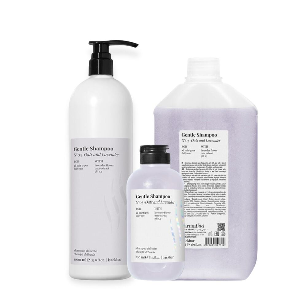 Farmavita Gentle Shampoo Nro 03 Oats And Lavender 5000 Ml image number 2.0