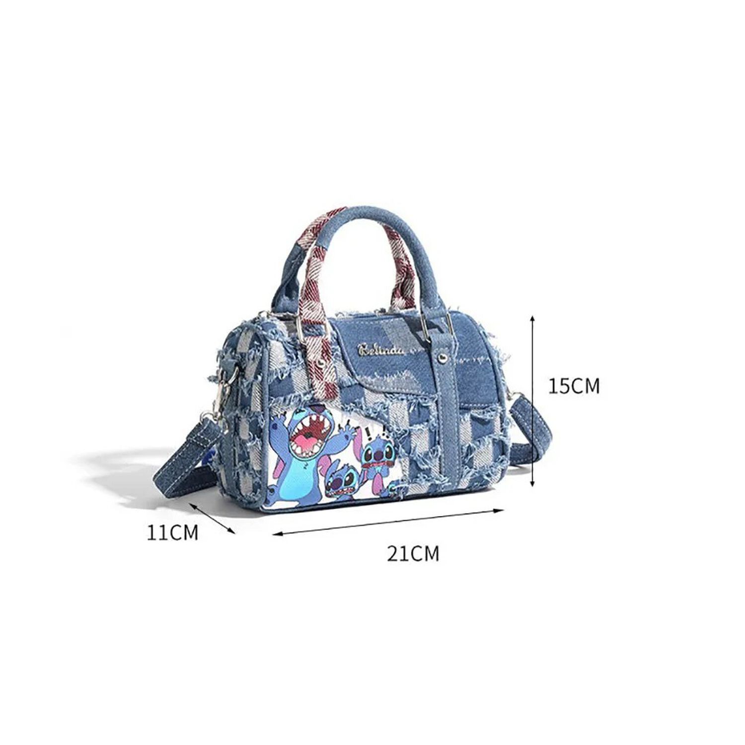 Cartera Bolso Stitch Estilo Urbano Para Mujer image number 6.0