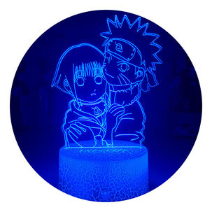 Lámpara 3D Naruto y Hinata- Naruto Shippuden