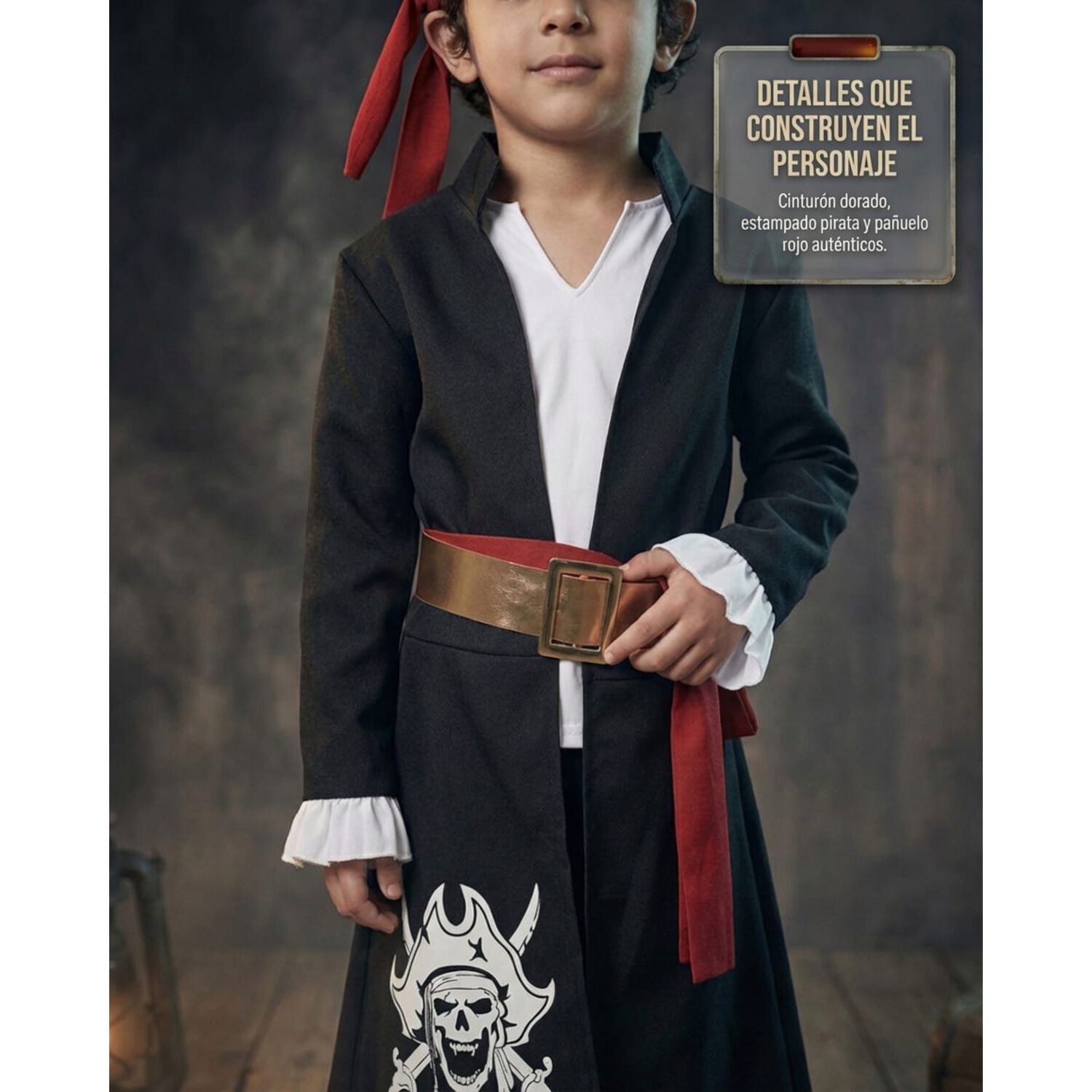 Disfraz Cosplay Pirata Corsario Piratas Infantiles Todos Ni&ntilde;o image number 33.0