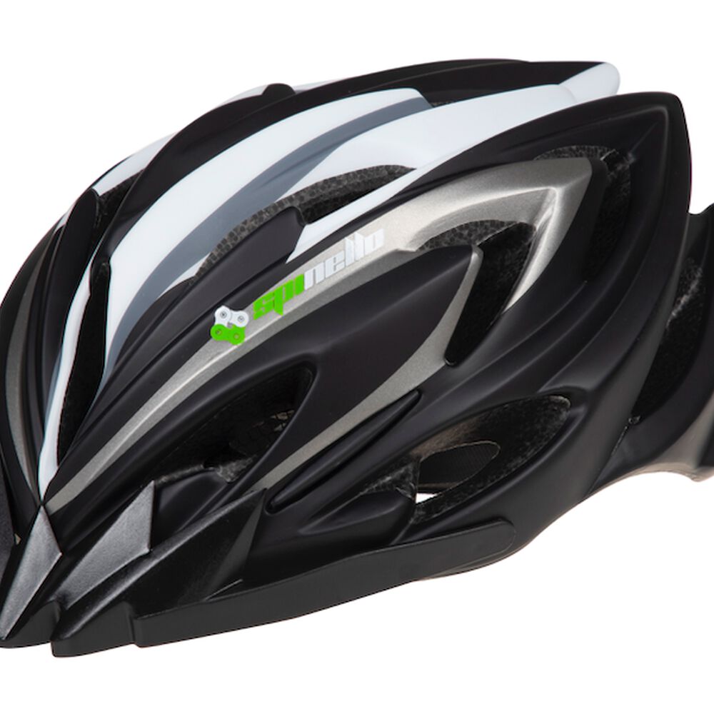 Casco De Bicicleta Mtb Spinello Mv17 Talla S-m Negro-blanco image number 0.0