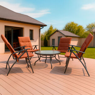 Set De Terraza 4 Sillas + Mesa Ipanema