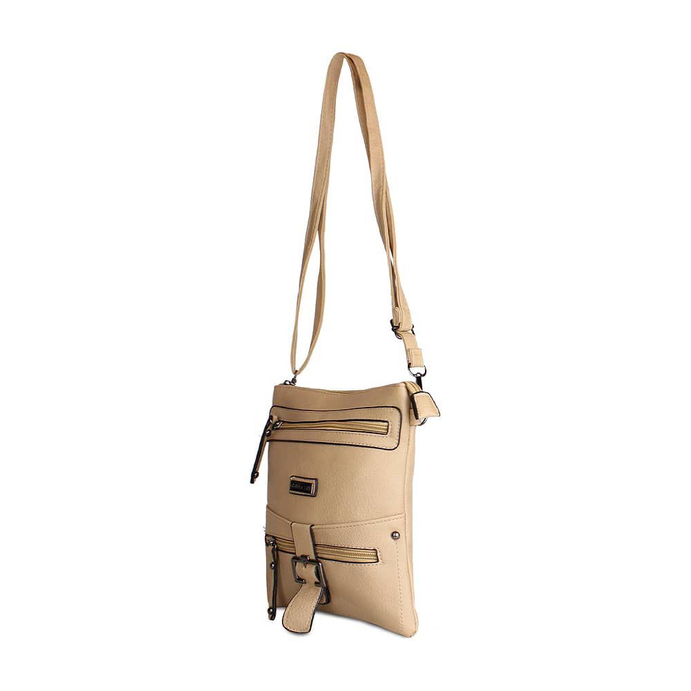 Cartera Bandolera Pola Beige Anabella Sachi image number 1.0