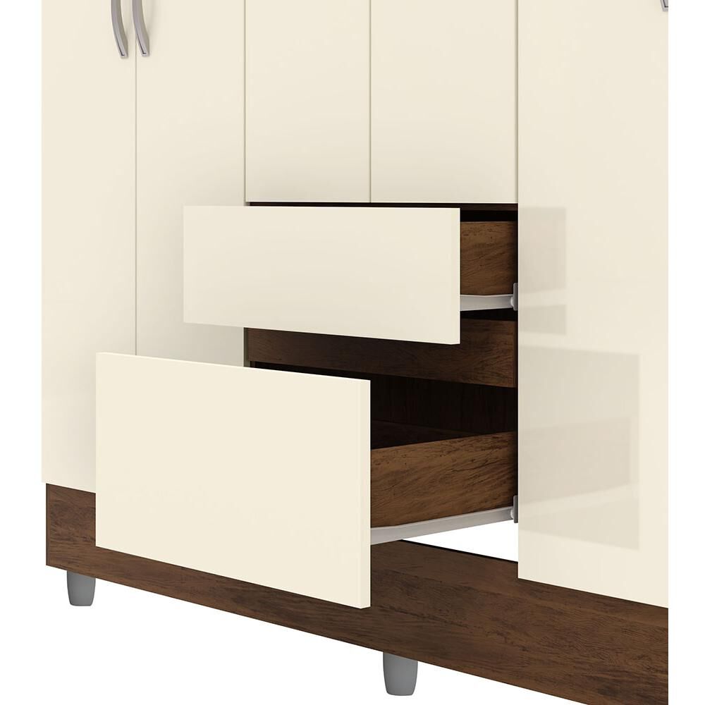 Cl&oacute;set Vekkahome Ideal / 6 Puertas / 2 Cajones image number 3.0
