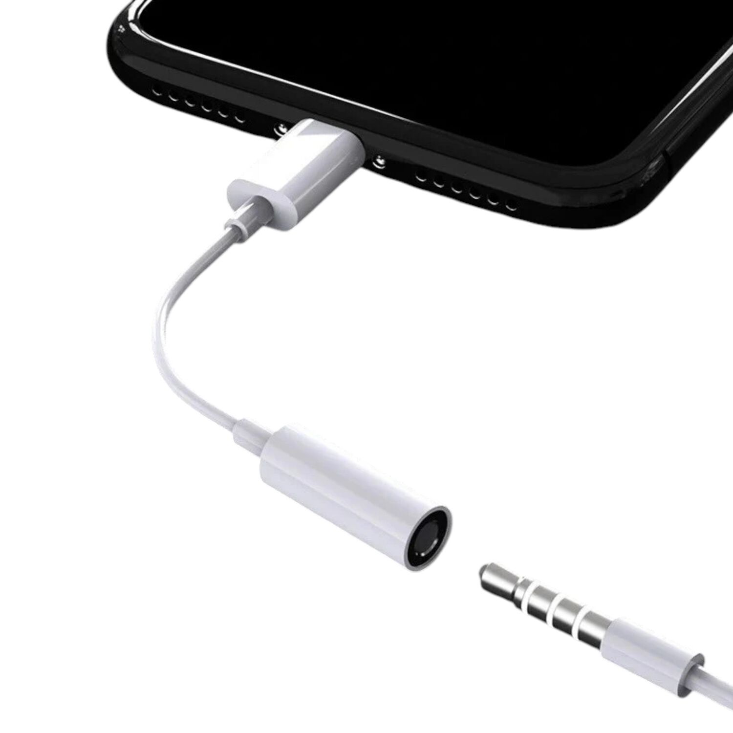 Adaptador De Audio Para Iphone A Jack 3.5mm Hd Bl-ad100al image number 1.0